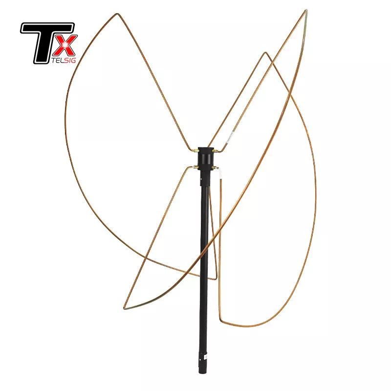 Antena Omnidireccional de Fibra de Vidrio con Trébol de Cuatro Hojas 100-200MHz